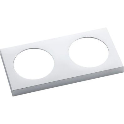 Berker Integro Pure Rahmen 2fach chrom matt galvanisiert ()