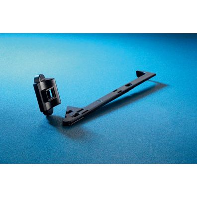 Maco #14344 Rustico Komfort-Ladenhalter für Fenster selbstarretierend rechts schwar