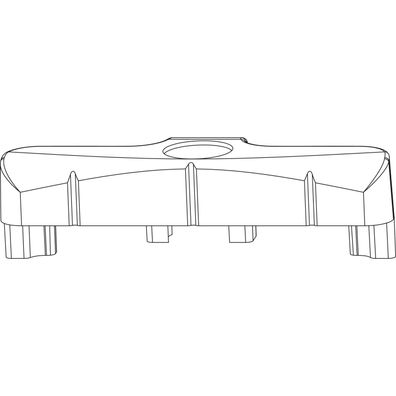 Maco #354970 Schließteil Standard PVC 12/20-13 Aluplast/rehau silber