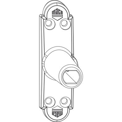Maco #209476 Rustico Ladenhaltekonsole BLR 25x35 für Größe L105 schwarz