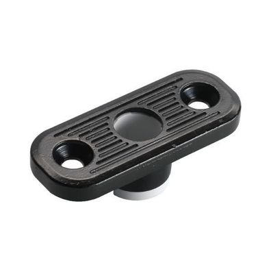 Fuhr Stangenführung für Holztüren C= 20x50mm schwarz beschichtet