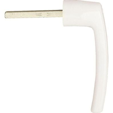 Roto Steckgriff lose mit Vierkant 7mm Aluminium weiß