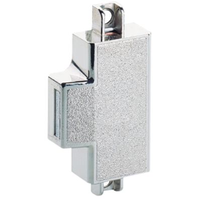 Hettich Drehstangenschloss einfache Sperre DM25 links Zamak vernickelt