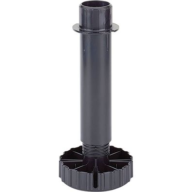 Hettich Korrekt Sockelverstellfuß 80mm Kunststoff schwarz