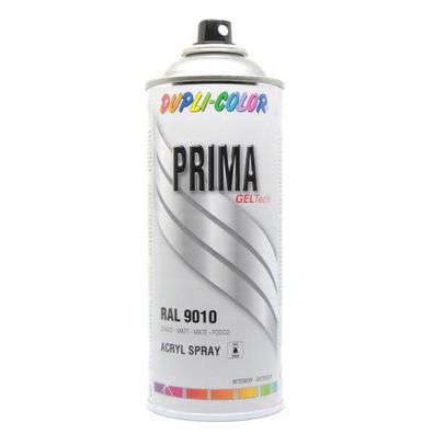 Dupli-Color Lackspray Prima 400ml reinweiß matt RAL 9010 (0.4l)