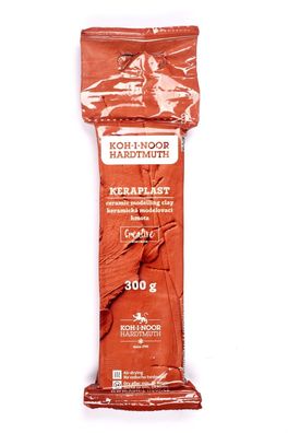 KOH Modelliermasse Keraplast-Ton Lufthärtend 300g terracotta