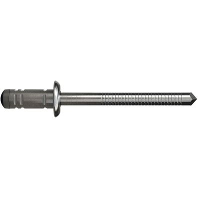 GESIPA Blindniete G-Bulb Flachrundkopf 6.4x 17 Stahl verzinkt mit Stahldorn (250Stk