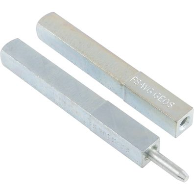Grundmann Drückerstift GEOS 247V geteilt Länge innen 70mm Länge außen 70 Vierkant 8