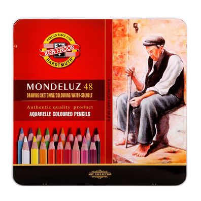 KOH Buntstifte Aquarell Mondeluz 48er Metalletui