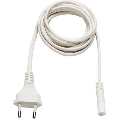 DOMUS Line Anschlussleitung weiß mit Euro Flachstecker zu Unterbauleuchte Wolf 2000