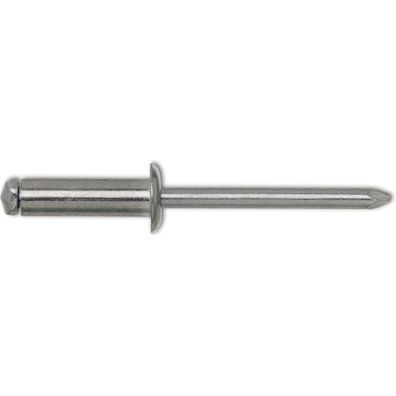 GESIPA Blindniete Flachrundkopf 5.0x12 Aluminium mit Edelstahldorn (500Stk)