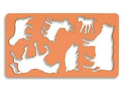 KOH Schablone - Tiermalschablone I- Pferd , 12 cm x 21 cm