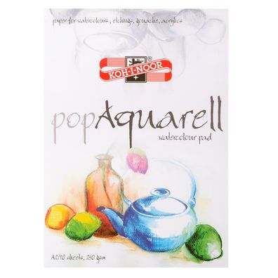 KOH Aquarell- Malblock A2 Block - 10 Blatt weiß , 250 g/m²