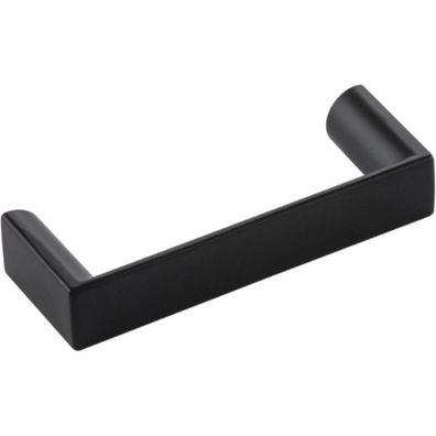 SCHÜCO Griff Club Lochabstand 64mm Breite 72mm Zinkdruckguss schwarz matt lackiert