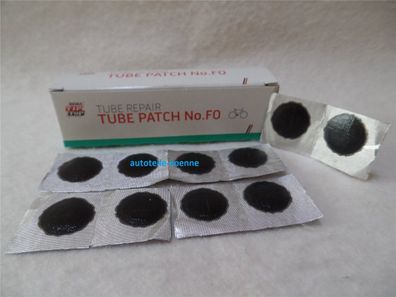 10x Schlauchflicken F0 Ø 16 MM Schwarzrand Rema TIP TOP