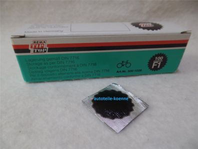 1x Schlauchflicken F1 Ø25 MM Schwarzrand Rema TIP TOP Schlauchreparatur