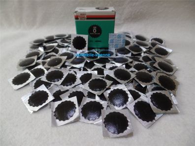 100x Schlauchflicken 0 Ø 30 MM Schwarzrand Rema TIP TOP 1 VPE