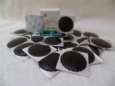 30x Schlauchflicken 2 Ø 45 MM Schwarzrand Rema TIP TOP 1 VPE