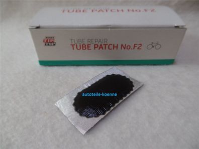 1x Schlauchflicken F2 50x25 MM Schwarzrand Rema TIP TOP Schlauchreparatur