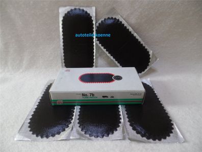 5x Schlauchflicken 7B 150X75 MM Schwarzrand Rema TIP TOP Schlauchreparatur