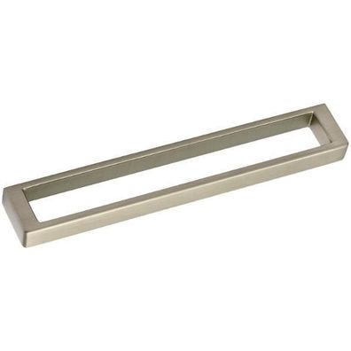 furnipart Griff Cubico Lochabstand 192mm Breite 201mm zink Edelstahl Effekt