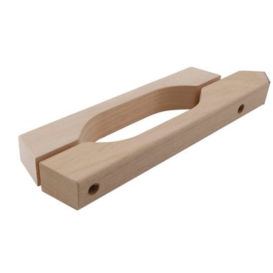 dormakaba Saunabeschlag-Holzgriffset Abachi-Holz (13.005)
