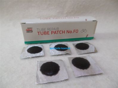 5x Ø 16mm TIP TOP Schlauchflicken Schlauchreparatur Gummi Flicken Schwarzrand