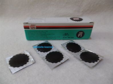 5x Ø25mm TIP TOP Schlauchflicken Schlauchreparatur Gummi Flicken Schwarzrand