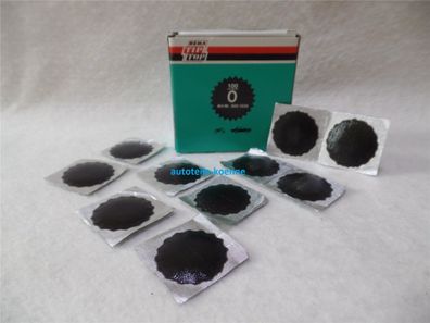 10x Ø 30mm TIP TOP Schlauchflicken Schlauchreparatur Gummi Flicken Schwarzrand