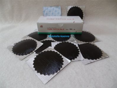 10x Ø 75mm TIP TOP Schlauchflicken Schlauchreparatur Gummi Flicken Schwarzrand