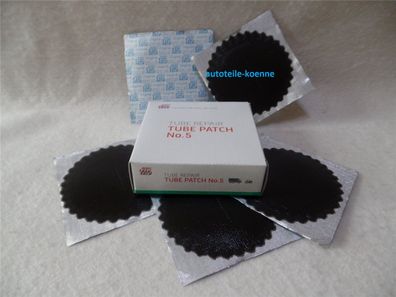 5x Ø 94mm TIP TOP Schlauchflicken Schlauchreparatur Gummi Flicken Schwarzrand