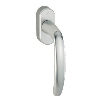 Hoppe Fenstergriff Atlanta Secustik Vierkant 7x32 - 42mm Alu silber