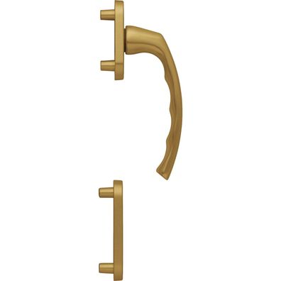 Hoppe Balkontürgriff-Halbgarnitur LIÈGE außen hoch bronze