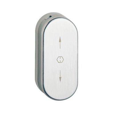 Hoppe Fenster-Griffloch-Verdeckrosette Aluminium silber eloxiert