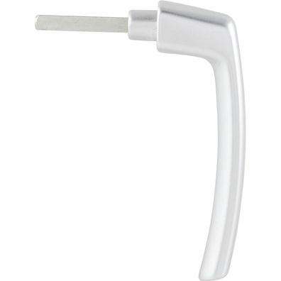 Maco #54341 Steckgriff Harmony Vierkant 7x43mm Aluminium silber eloxiert