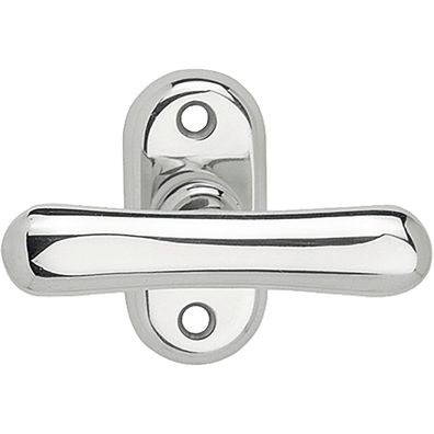 Marchesi Fenstergriff Elegant sichtbar geschraubt 7x35 Messing verchromt