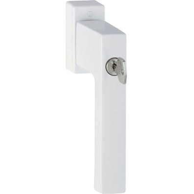 Hoppe Fenstergriff TOULON Sperrzylinder TBT Vierkant 7x43mm weiss