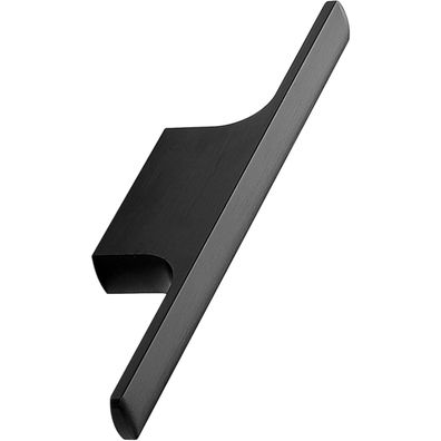 furnipart Möbelgriff Tau Breite 126mm Aluminium schwarz matt gebürstet