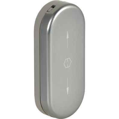 Hoppe Fenster-Griffloch-Verdeckrosette Aluminium Edelstahl-Effekt