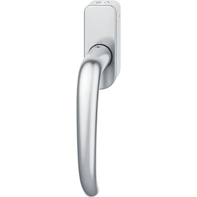 FSB Fenstergriff abschließbar ovale Rosette Edelstahl matt ()