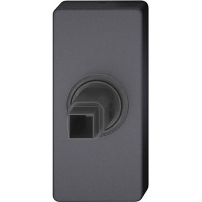 FSB Fenstergriff Adapter-Rosette eckig Aluminium schwarz matt