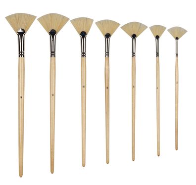 CMI Pinsel Borsten Fächer 7er Set