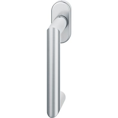 FSB Fenstergriff ovale Rosette Edelstahl matt