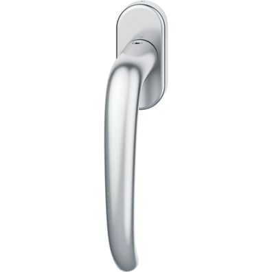 FSB Fenstergriff ovale Rosette Edelstahl matt