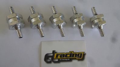 Rückschlagventile 5x Ø 6 mm Diesel Kraftstoff Benzin Boot Traktor Auto Motorrad
