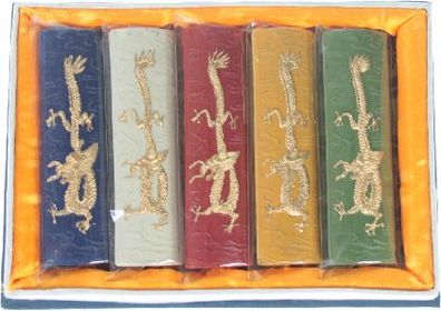 CMI Reibetusche Chinesische Tuschestäbe, farbig im 5er- Set