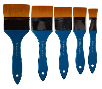 CMI Pinsel Golden Synthetikhaar flach Kurzstil Gr. 1,5/40 mm