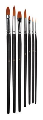 CMI Pinsel Golden Synthetikhaar gemischt 7er Set