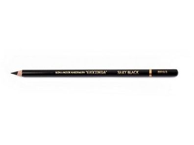 KOH Künstlerfarbstift Silky Black Härtegrad 3 Blister