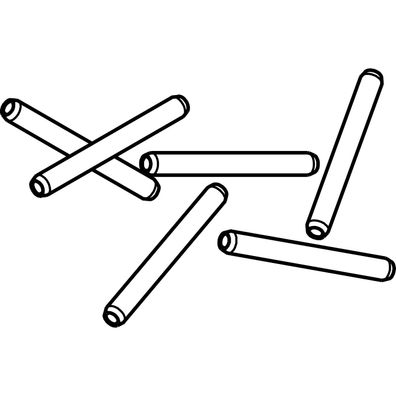 Hawa Verbindungsstifte HAWA-Frontslide 60/A und 60/matic Set a 6 Stück ()